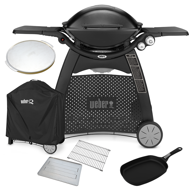 Weber® Family Q® (Q3100 - Classic 2nd Gen) Gas Barbecue (LPG) - Starter Bundle image number 0